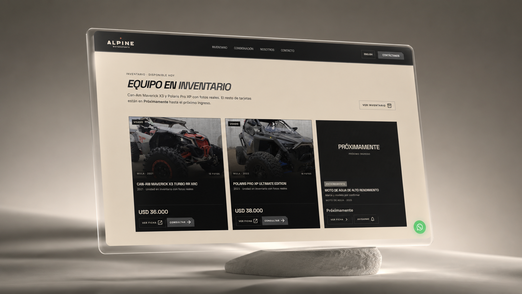 Mockup de Facturación electrónica